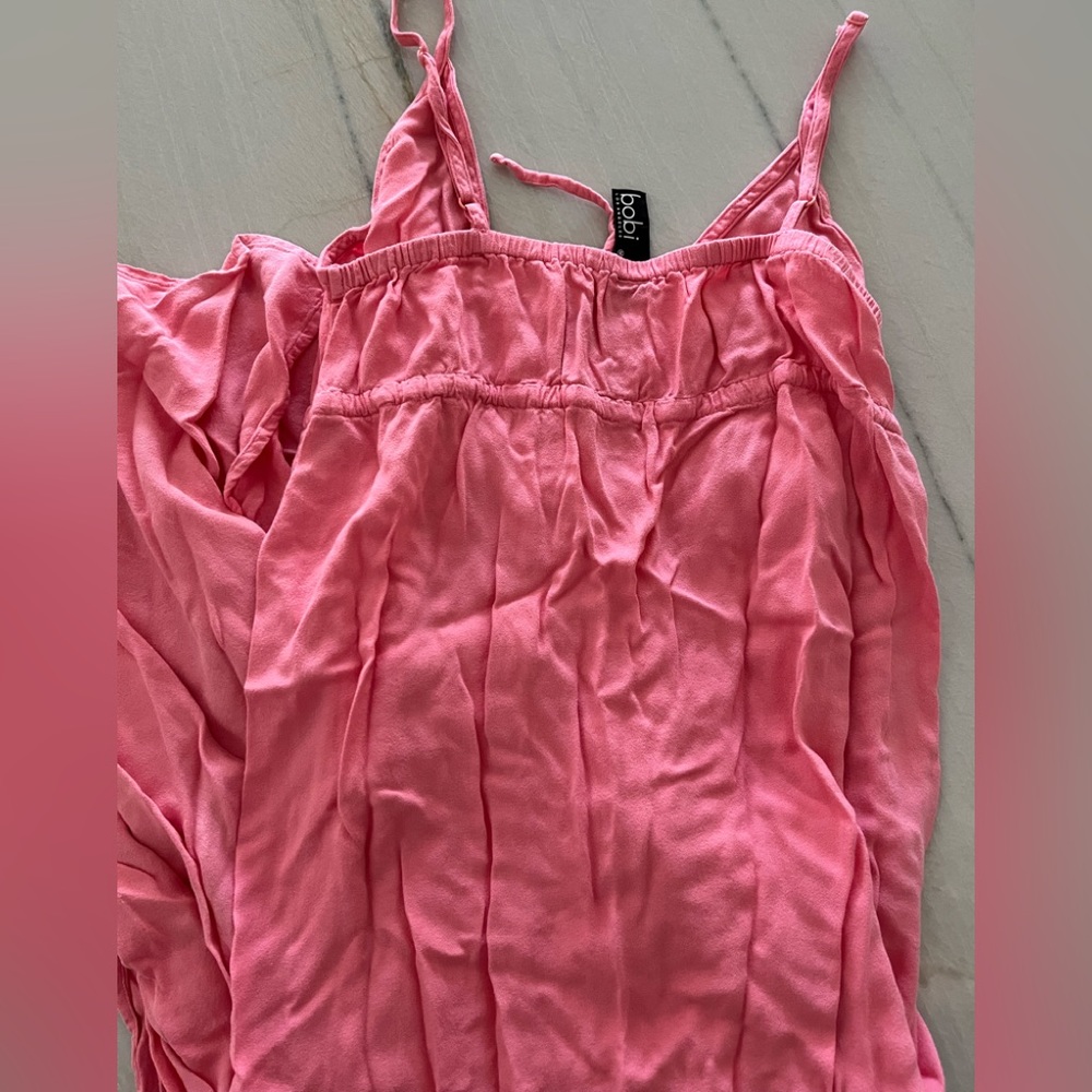 Bobi Los Angeles maxi dress pink